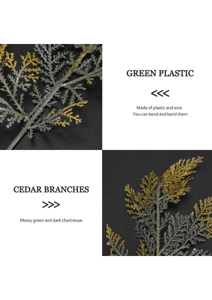 20 Adet Yapay Sedir Dal Sedir Sprey Dalları Sedir Dal Kaynaklanıyor Dal Seçtikleri Dıy Aksesuarları (Yurt Dışından) indirimleri