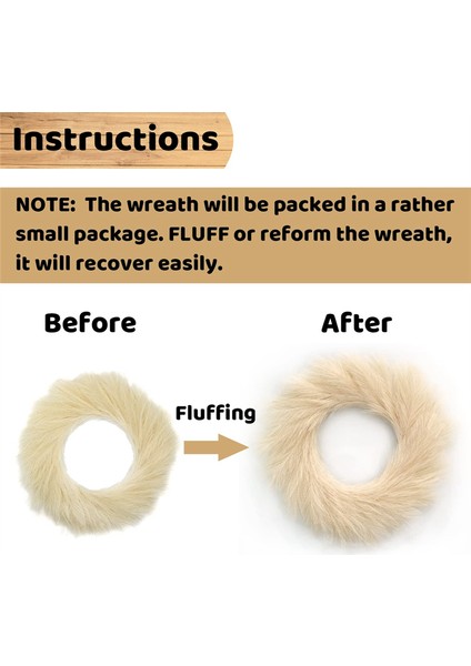 Yapay Pampas Çimi Çelengi, 22 Inç Pampas Çimi Dekoru Ev Boho Sonbahar Dekorasyonu (Bej) (Yurt Dışından) fırsatları