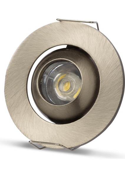 6 Adet Noas YL94 0103 Satin Kasa 1W LED Spot Mavi Işık