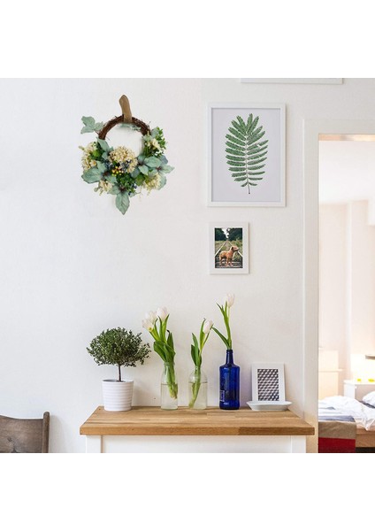 Bahar Yapay Ortanca Her Mevsim Için Yuvarlak Ön Kapı Duvar Pencere Düğün Dekor (Yurt Dışından) modelleri