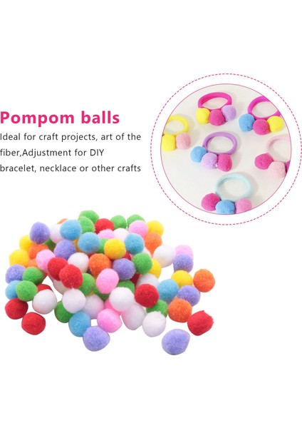 80 Adet Yuvarlak Çok Renkli Ponpon Topları. (Yurt Dışından) modelleri