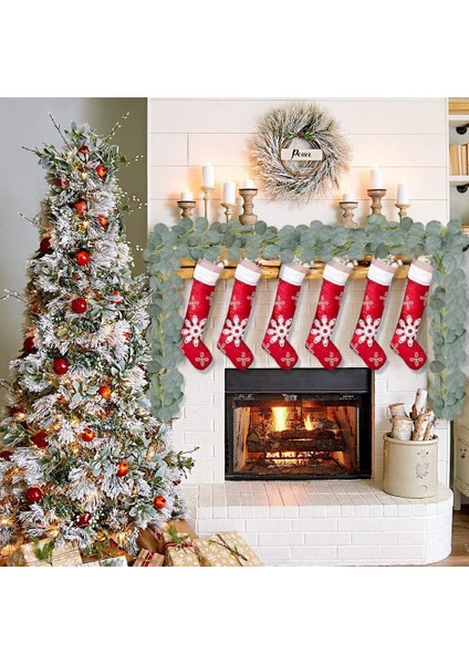 4'lü Paket 6,5 Ayak Yapay Okaliptüs Yaprakları Yeşillik Asma Düğün Partisi Masa Arka Planı Kemer Duvar Dekoru (Yurt Dışından) fiyatları