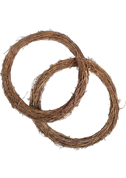 2 Adet 14 Inç Asma Ler Asma Şube Rattan Dıy Noel Zanaat Veya Düğün Dekorları (Yurt Dışından) modelleri