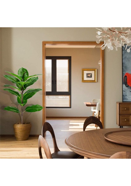 Adet Muz Ağacı Tropikal Monstera Yaprağı Kaplumbağa Büyük Palmiye Yaprakları Fern Yeşil Çalılar Çalılar Yeşillik Dekor (Yurt Dışından) modelleri