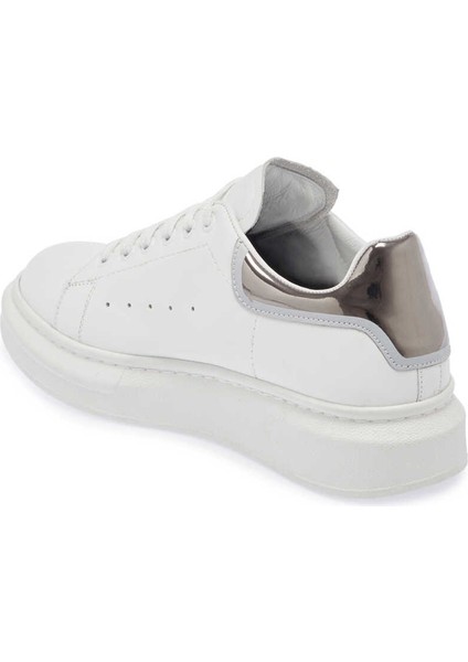 Siyah Deri Kadın Sneaker - K24I1AY67484-O6H Siyah
