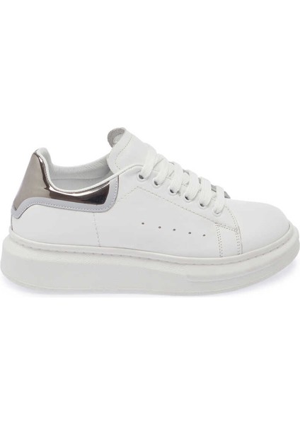 Siyah Deri Kadın Sneaker - K24I1AY67484-O6H Siyah