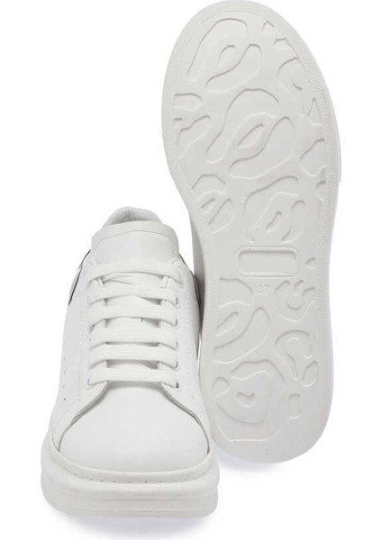 Siyah Deri Kadın Sneaker - K24I1AY67484-O6H Siyah