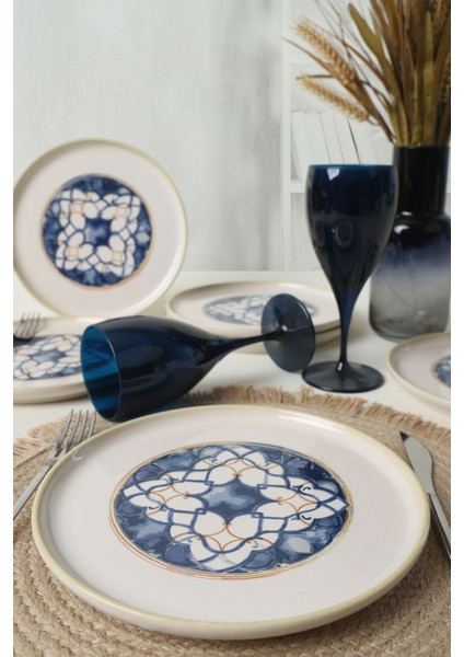 Wave Flow Nordic Pasta Tabağı 22 cm 6 Adet 22748