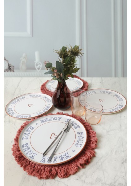 Enjoy Your Food Nordic Servis Tabağı 28 cm 4 Adet 22973