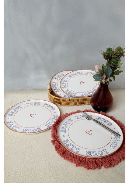 Enjoy Your Food Nordic Servis Tabağı 28 cm 4 Adet 22973