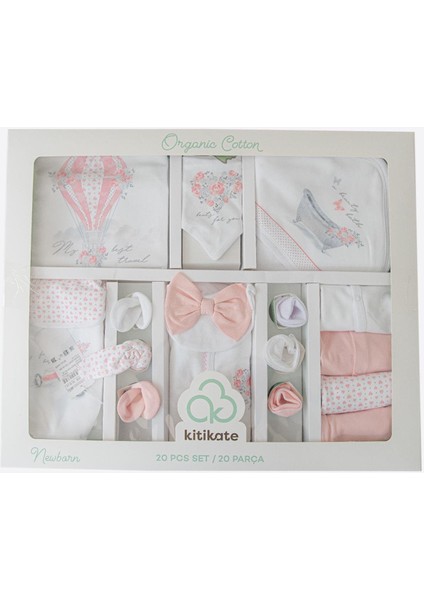 Organik Beauty For You 21'li Hastane Çıkış Seti Beyaz