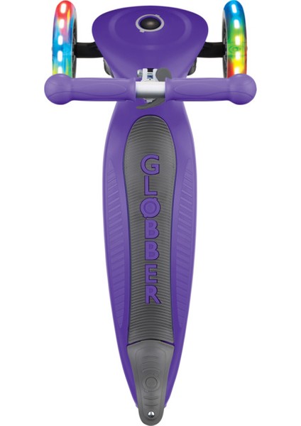 Primo Katlanabilir Işıklı 3 Tekerlekli Scooter - Mor