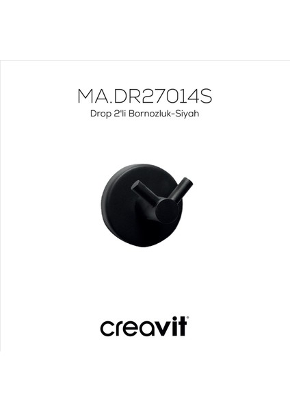 Drop 2'li Bornozluk-Siyah modelleri