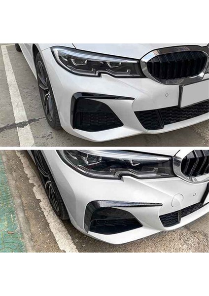 Araba Ön Tampon Ayırıcı Spoiler Trim Sis Farı Canard Bmw 3 Serisi G20 M Sport 320I 325I 2019-2022, A (Yurt Dışından)