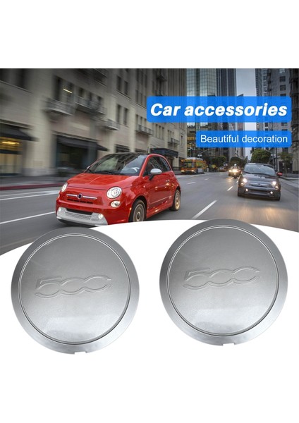 Fiat 500 Tekerlek Merkezi Göbek Kapakları Için 4 Adet 133MM Göbek Kapağı 68078419AC 68078421AC Toz Kapağı (Yurt Dışından)