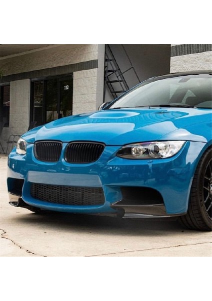 Bmw 3 Serisi Için E90 E91 E92 E93 M3 2006-2013 Ön Ön Tampon Açı Difüzör Splitter Spoiler Koruyucu Parlak Siyah (Yurt Dışından)
