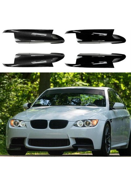 Bmw 3 Serisi Için E90 E91 E92 E93 M3 2006-2013 Ön Ön Tampon Açı Difüzör Splitter Spoiler Koruyucu Parlak Siyah (Yurt Dışından)