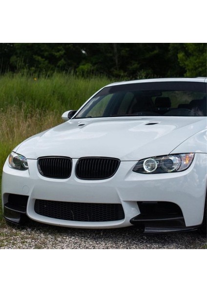 Bmw 3 Serisi Için E90 E91 E92 E93 M3 2006-2013 Ön Ön Tampon Açı Difüzör Splitter Spoiler Koruyucu Parlak Siyah (Yurt Dışından)