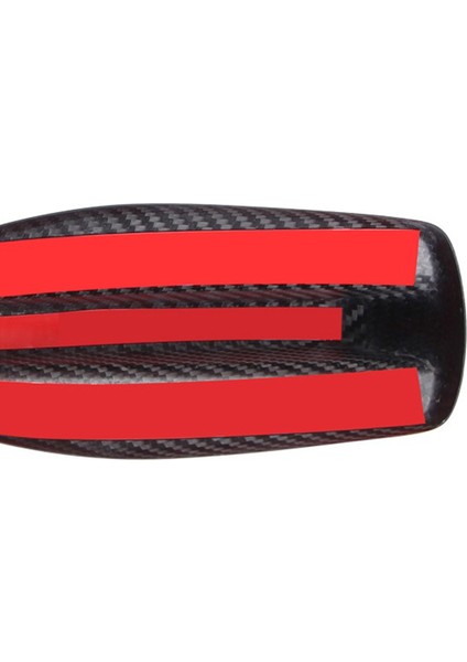 Karbon Fiber Araba Köpekbalığı Yüzgeci Anten Kapağı Dekorasyonu Volvo XC60 XC90 S90 V90 V60 XC40 (Siyah) (Yurt Dışından)