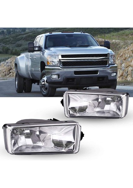 Şeffaf Lens Sürüş Sis Farları Lambaları Chevy Silverado Suburban Tahoe Gmc Sierra Yukon 25883245 GM2593160 (Yurt Dışından) fiyatları