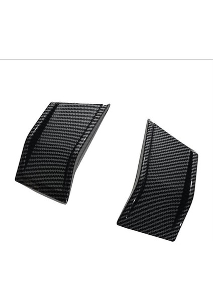 Araba Ön Tampon Yan Kanardlar Bölücü Spoiler Bmw 4 Serisi G22 Mp 2021-2024 Ön Rüzgar Blade Fang Spoiler (Yurt Dışından)