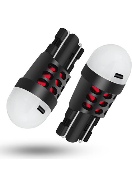 2 Adet T10 W5W 194 168 3030 1smd 6500K Kuyruk Ampulü Araba LED Gümrükleme Lambası Kapı Işıkları Plaka Tavan Lambası 12V Beyaz (Yurt Dışından)