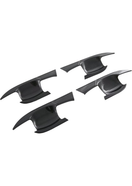 Araba Karbon Fiber Abs Dış Kapı Kase Trim Koruyucu Kapak Etiket Mitsubishi Outlander 2022-2023 Için (Yurt Dışından) fiyatları