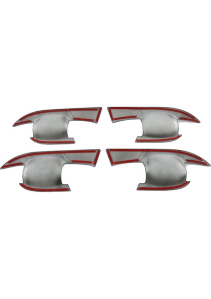 Araba Karbon Fiber Abs Dış Kapı Kase Trim Koruyucu Kapak Etiket Mitsubishi Outlander 2022-2023 Için (Yurt Dışından) fırsatları