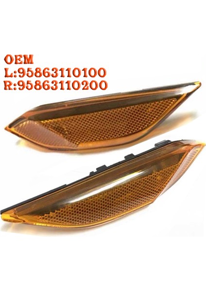 95863110100 Araba Sol Yan Işaretleyici Dönüş Sinyal Işığı Yan Çamurluk Uyarı Lambası Porsche Cayenne 2011-2014 Için (Yurt Dışından) modelleri