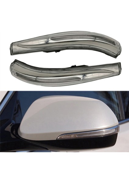 Sağ Yan Ayna LED Reflektör Işık 87623B8000 Hyundai Santa Fe-Xl 2013-2018 Dikiz Aynası Dönüş Sinyali Lambası (Yurt Dışından)