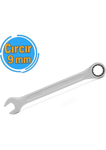 Izeltaş Cırcır Kombine Anahtar 9 mm