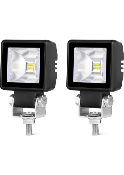 Araba 2 Inç Yüksek Güç Spot Işığı Off-Road Kamyonet Motosiklet Utv Atv 2 Inç Gündüz Küçük Işık E-Mark E24 (Yurt Dışından)