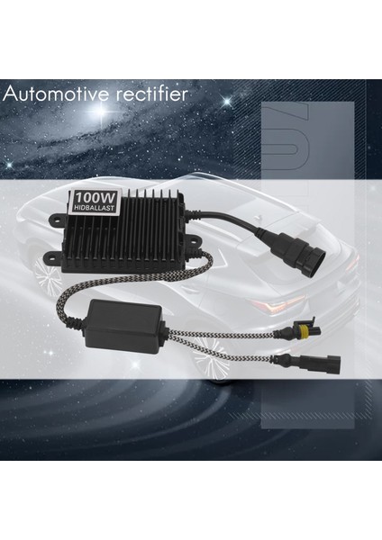 12V Ince 100W Hid Balast Yedek Xenon Işık Balastı Hızlı Başlangıç Ultra Ince (Yurt Dışından)