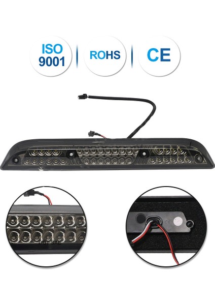 Yüksek Monte Fren Lambası 3rd Fren Lambası LED Fren Lambası Kuyruk Lambası Ford Raptor F-150 2015-2017 FL3Z13A613B (Yurt Dışından) modelleri