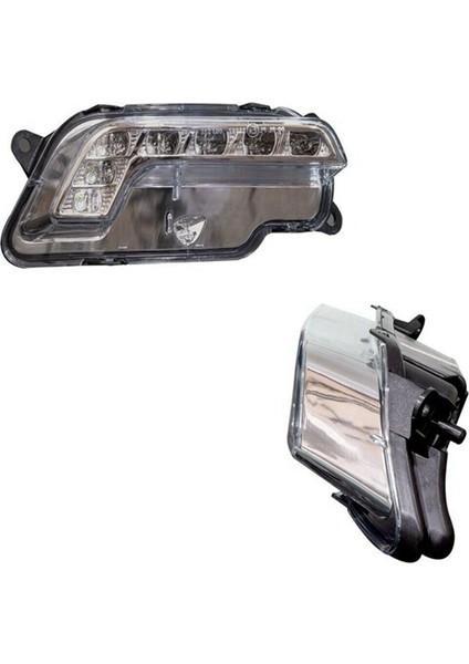Sol Gündüz Çalışan Işık LED Sis Lambaları Sürücüsü Mercedes W212 E300 E350 E500 E550 09-13 2128200756 (Yurt Dışından) indirimleri