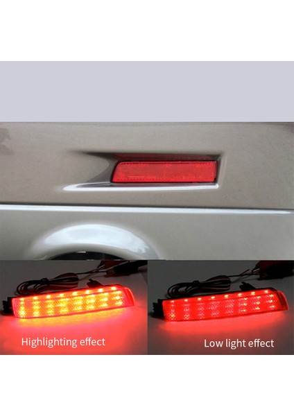 Araba Arka Tampon LED Kuyruk Fren Işık Reflektörü Işık Kırmızı Lens Nissan Juke/murano/ınfiniti FX35 FX37 FX50 (Yurt Dışından) modelleri