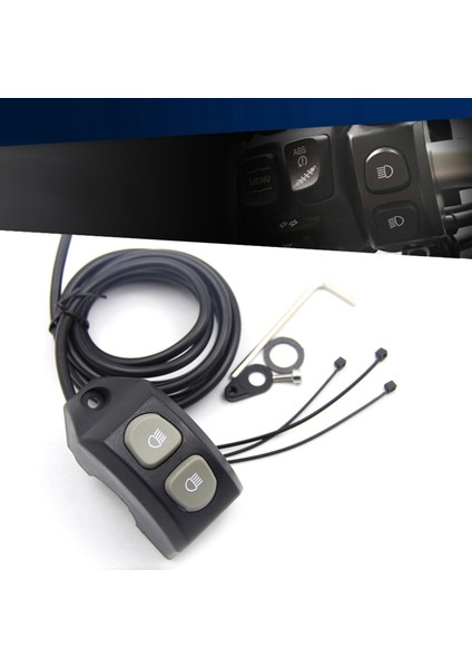 Motosiklet Kolu Sis Lambası Anahtarı Kontrol Düğmesi -Bmw R1200GS R1250GS Adv Lc F850GS F750GS R 1200 Gs A (Yurt Dışından) fırsatları