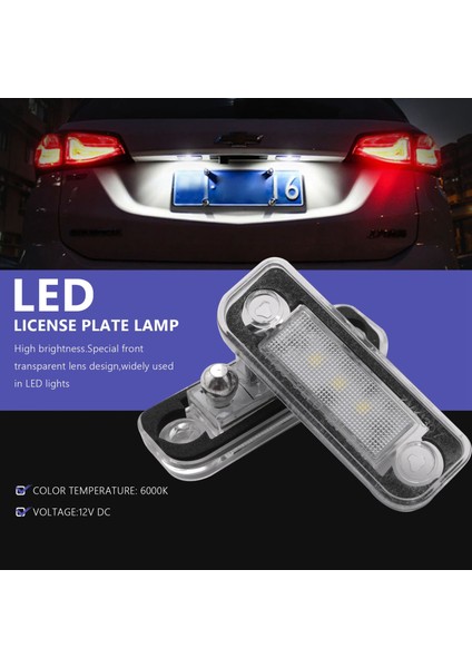 Benz Mercedes W203 5d W211 R171 W219 Için LED Plaka Işık Lambası Hata Ücretsiz (Yurt Dışından) fiyatları