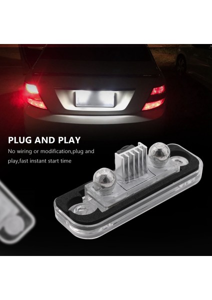 Benz Mercedes W203 5d W211 R171 W219 Için LED Plaka Işık Lambası Hata Ücretsiz (Yurt Dışından) modelleri