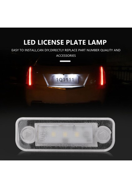 Benz Mercedes W203 5d W211 R171 W219 Için LED Plaka Işık Lambası Hata Ücretsiz (Yurt Dışından) fırsatları