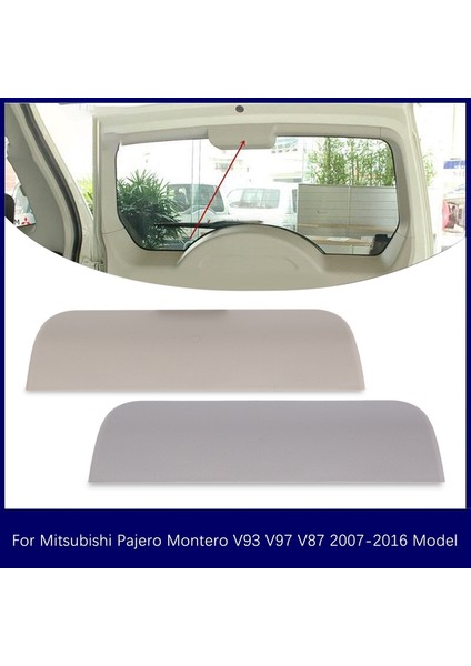 Mitsubishi Pajero V73 V77 Arka Kapı Cam Dekorasyon Kapağı Montero V93 V97 Gri Için Yüksek Pozisyon Fren Lambası Kapağı (Yurt Dışından) modelleri