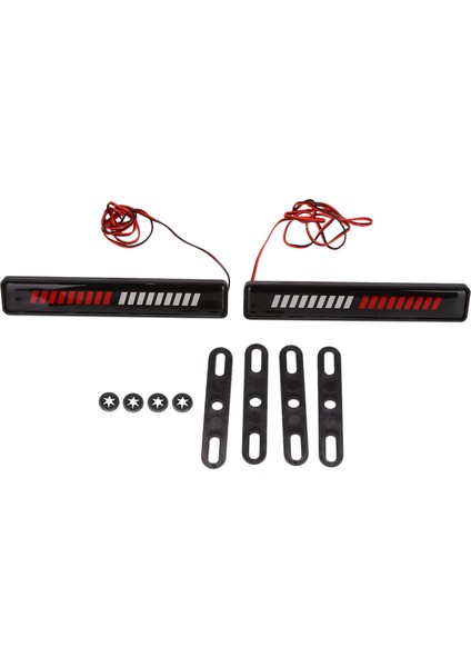 Çift Kırmızı + Beyaz Işık LED Ön Sinyal Işık Ön Izgara Ön Tampon Izgaraları Işıkları Lambalar Bmw Ford Aksesuarları Için (Yurt Dışından) modelleri