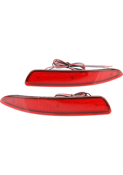 63217158949 LED Fren Lambası Tampon Işık Arka Tampon Işaretleyici Işık Bmw X5 E70 2007-2013 Kırmızı (Yurt Dışından)