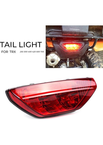 Kırmızı Atv Kuyruk Işık Arka Lambası Honda TRX420 TRX500 Rancher Foreman Trx 400EX Rubıcon TRX250 2006-2015 (Yurt Dışından) indirimleri