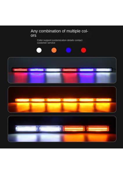 Araba Yanıp Sönen Işıklar LED Uyarı Işıkları Flaşör Işıkları Tepe Işıkları Araba Işıkları, Beyaz Işık (Yurt Dışından) fiyatları