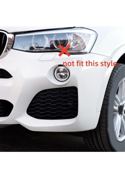 1 Çift Bmw X4 F26 2014-2018 Ön Far Yıkama Püskürtme Memesi Kapağı Jet Kapağı Kapağı 51117338567 / 5111 7338 567 (Yurt Dışından)