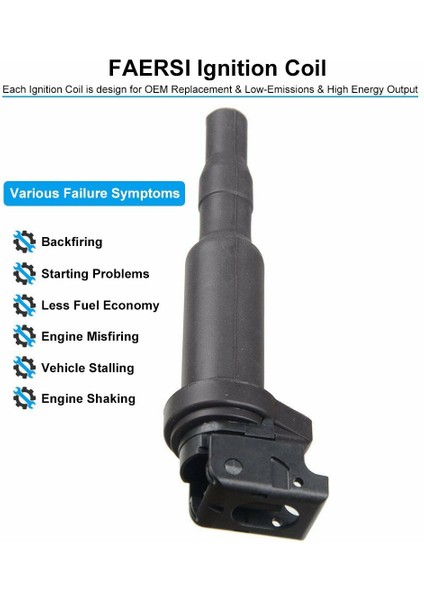 Ateşleme Bobini Değiştirme 0221504470 12137594937 12137562744 12137571643 Bmw 325I 325CI 328I 330CI 335I 525I X3 X5 M5 M6 Z4 (Yurt Dışından) fırsatları