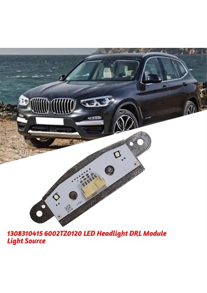2 Adet 1308310415 Araba LED Far Drl Modülü Işık Kaynağı Bmw X3 X4 F25 F26 F45 Angel Eye Kontrol Modülü 6002TZ0120 (Yurt Dışından)