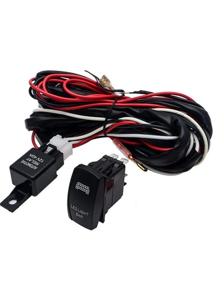 LED Işık Çubuğu Salıncak Açma/kapama Anahtarı Röle Kablolama Takımı 12V 40A Jeep Rv Tekne Römorku Için Röle (Yurt Dışından)