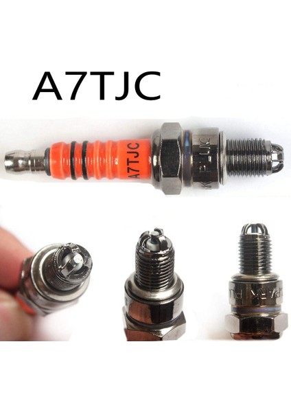 Motosiklet Bujisi A7TJC Modifikasyonu Gy6 50CC 70CC 90CC 110CC 125CC Atv Dirtbike 50 125 150CC 3 Elektrot Bujisi (Yurt Dışından) modelleri
